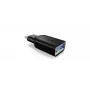 ICY BOX IB-CB003 USB 3.0 Type-C uz USB 3.0 Type-A adapteris, melns