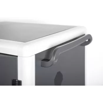 DIGITUS uzlādes skapis 15.6 collu ierīcēm, 30 vietas, USB-C, PDU, ventilators, 1260 x 824 x 650 mm