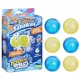 Ūdens bumbiņas HASBRO Nerf Super Soaker Hydro Balls — iebūvēta ūdens tvertne, 6 gab., plastmasa, zila/dzeltena, vecums 6+