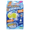 Ūdens bumbiņas HASBRO Nerf Super Soaker Hydro Balls — iebūvēta ūdens tvertne, 6 gab., plastmasa, zila/dzeltena, vecums 6+