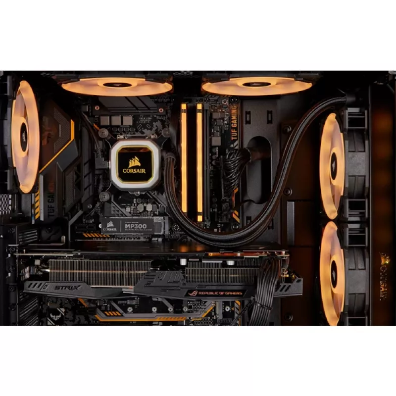 CORSAIR 16GB DDR4 3200MHz 2x8GB C16 atmiņas komplekts - Melns (atvērts iepakojums)