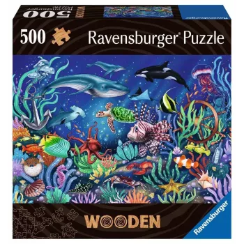 Puzle Ravensburger 17515 500 gab. Dzīvnieki zem ūdens