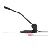 Lindy 20440 3,5 mm audio galda mikrofons, konferenču mikrofons, 30 Hz - 10 kHz, vadu, melns