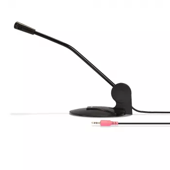 Lindy 3.5mm Audio galda mikrofons, konferences mikrofons, 54 dB, 30 - 10000 Hz, 0.5%, 2200 Ω, vienvirziena