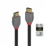 Lindy Anthra Line HDMI 2.1 kabelis, 1 m, melns