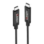 Lindy 5m aktīvs USB 3.2 Gen 2 C/C kabelis, 5 m, USB C, USB C, USB 3.2 Gen 2 (3.1 Gen 2), 10 Gbit/s, Melns