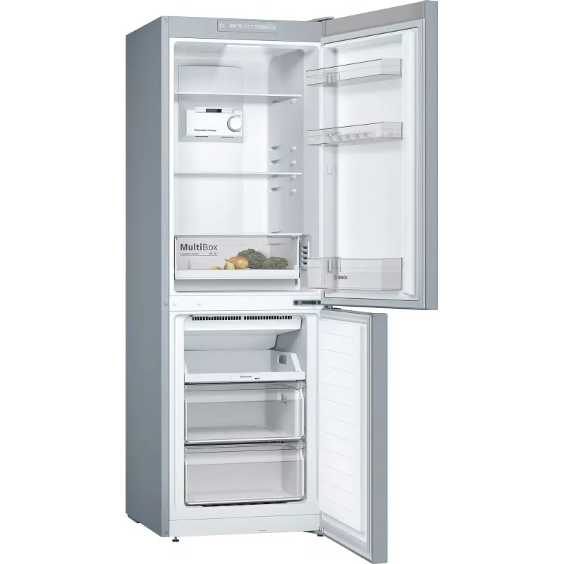 Bosch Serie 2 KGN33NLEB ledusskapis-saldētājs Brīvstāvošs 282 L Nerūsējošais tērauds