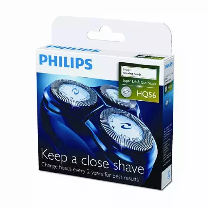 Philips HQ900 sērijas skūšanās galviņas HQ56/50 – 3 gab., pārstrādājamas, CloseCut
