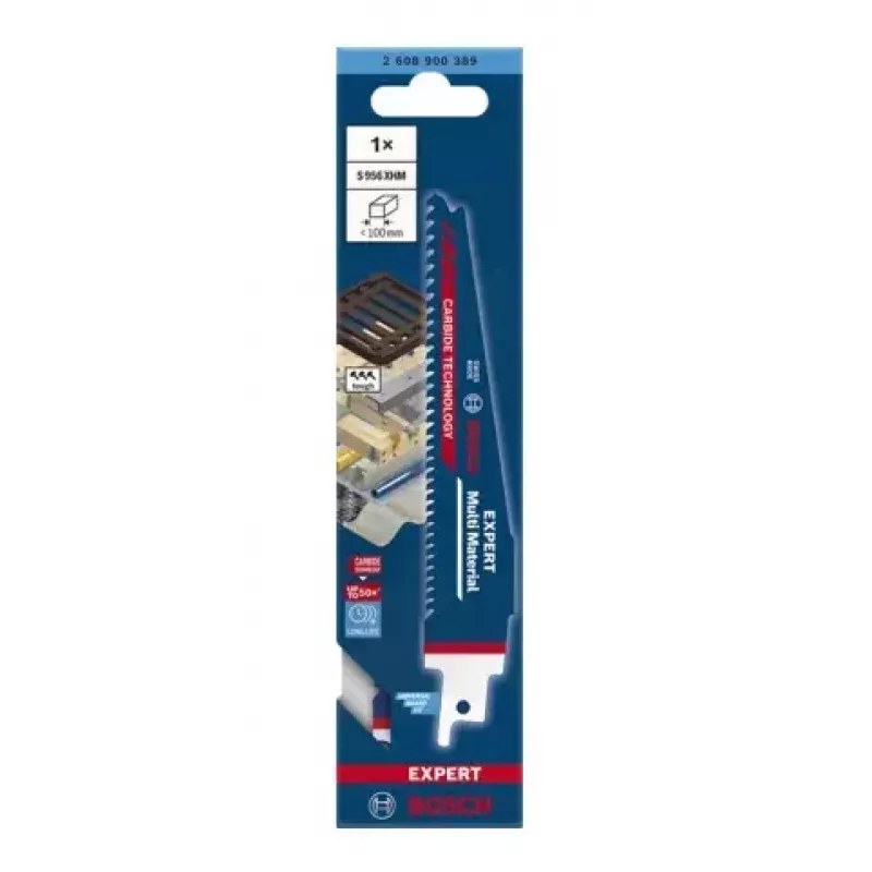 Bosch 2 608 900 389 zāģa asmens metālam/kokam ar karbīda zobiem 1 gab.