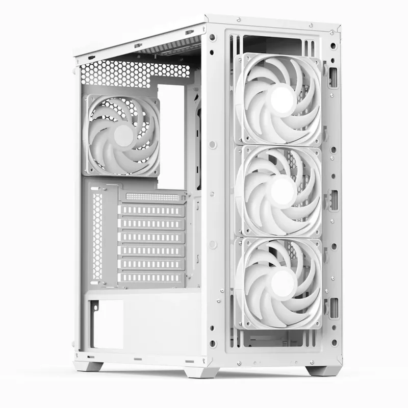 Aerocool D502A Midi Tower Balts