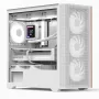 Aerocool D301A Mini Tower Balts, Koka Akcenti