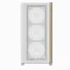 Aerocool D301A Mini Tower Balts, Koka Akcenti