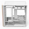 Aerocool D301A Mini Tower Balts, Koka Akcenti