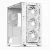 Aerocool D301A Mini Tower Balts, Koka Akcenti