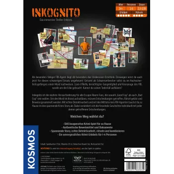 Kosmos Masters of Crime - Inkognito galda spēle Detektīvs