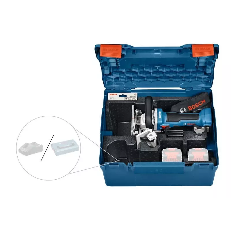 Bosch GFF 18V-22 Professional akumulatora lamelleņu frēze, bez akumulatora