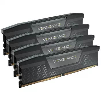 CORSAIR Vengeance 64GB (4x16GB) DDR5 6400MHz CL32 atmiņas komplekts - Melns
