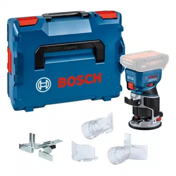 Bosch GKF 18V-8 bezvadu rokas frēze, melna, zila, 30000 RPM