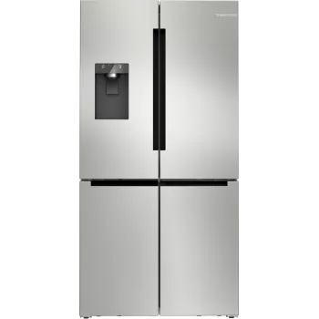 Bosch Serie 6 KFI96APEA sānu-sānu ledusskapis Brīvstāvošs 574 L Brūss tērauds