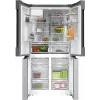 Bosch Serie 6 KFI96APEA sānu-sānu ledusskapis Brīvstāvošs 574 L Brūss tērauds