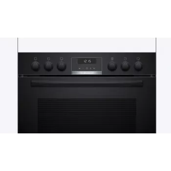 Bosch HEG517BB4 + NVS645CB6E komplekts: 4 zonu indukcijas plīts un elektriskā cepeškrāsns