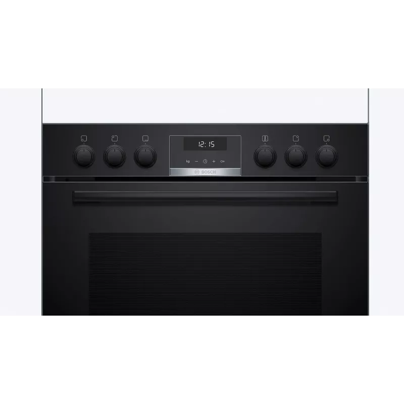 Bosch HEG517BB4 + NVS645CB6E komplekts: 4 zonu indukcijas plīts un elektriskā cepeškrāsns