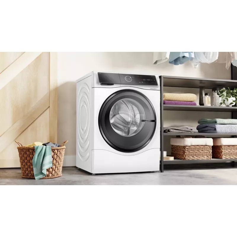Bosch Serie 8 WNC254A40 veļas žāvētājs Brīvstāvošs Priekšējā ielāde Balts