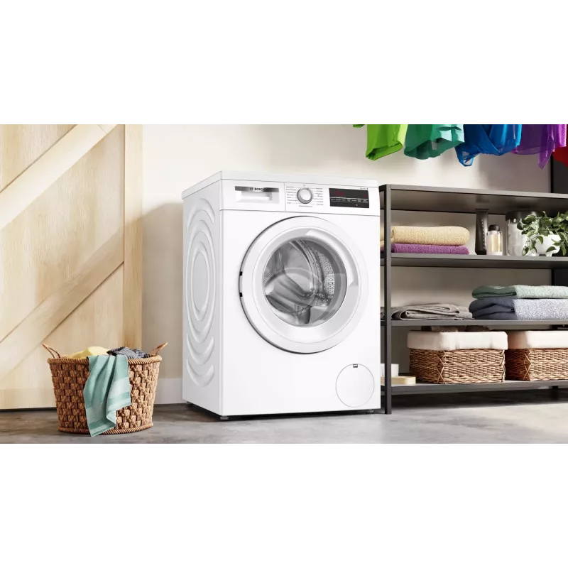 Bosch Serie 6 WUU28T22 veļas mazgājamā mašīna, priekšējā ielāde, 9 kg, 1351 apgr./min, balta