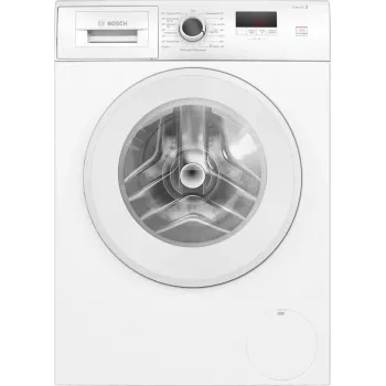 Bosch Serie 2 WGE02420 veļas mazgājamā mašīna, priekšējā ielāde, 7 kg, 1351 apgr./min, balta