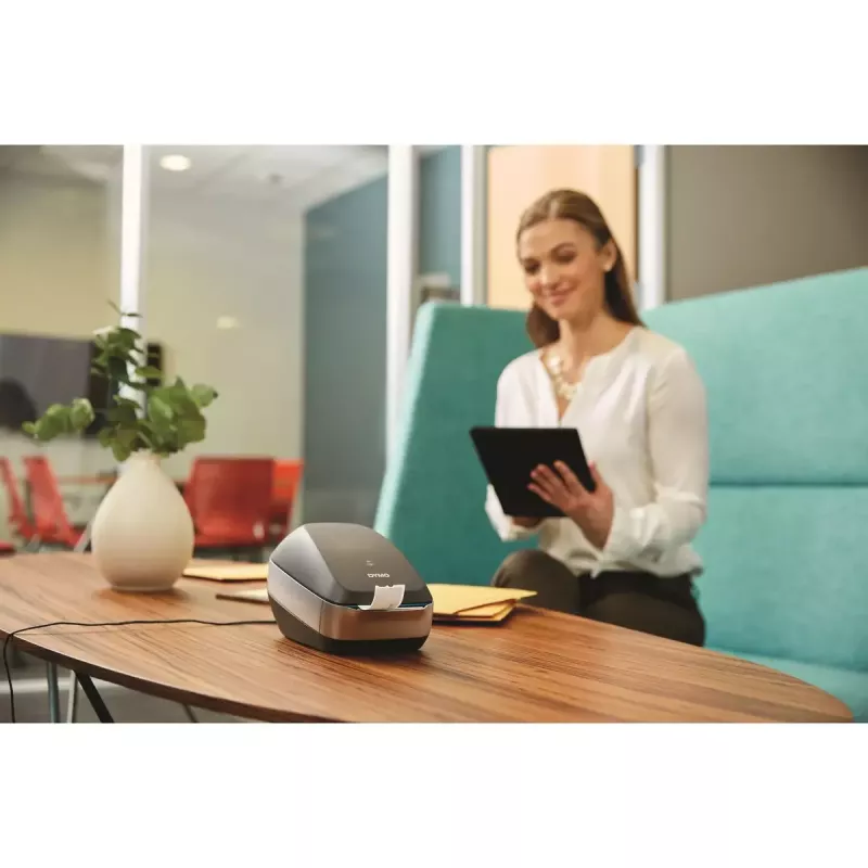 DYMO LabelWriter Wireless bezvadu etiķešu printeris | Wi-Fi/Tīkla etiķešu printeris | Melns