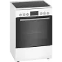 Bosch Serie 4 HKR39C220 brīvi stāvoša plīts ar keramikas virsmu, balta