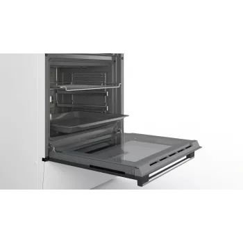 Bosch Serie 4 HKR39C220 brīvi stāvoša plīts ar keramikas virsmu, balta