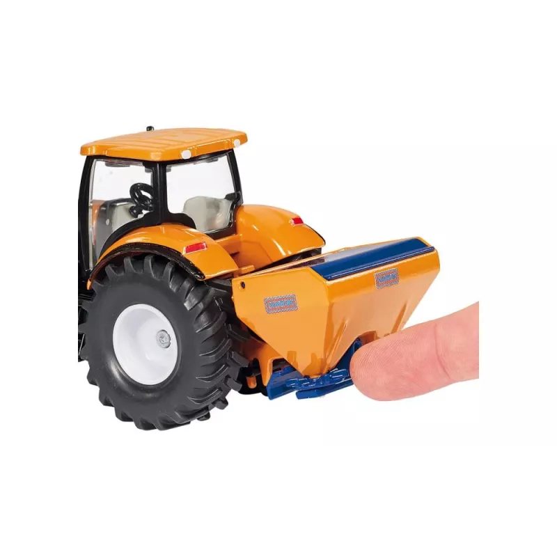 Siku Traktors ar arklu un sāls kaisītāju, 1:50