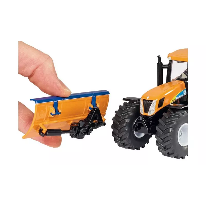 Siku Traktors ar arklu un sāls kaisītāju, 1:50