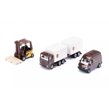 Siku Super 6324 DHL dāvanu komplekts, rotaļu modeļu transportlīdzekļi