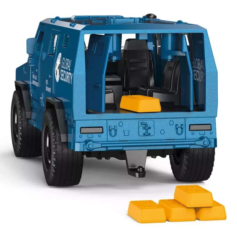 Siku naudas pārvadātājs Smagās kravas transporta modelis Salikts 1:50