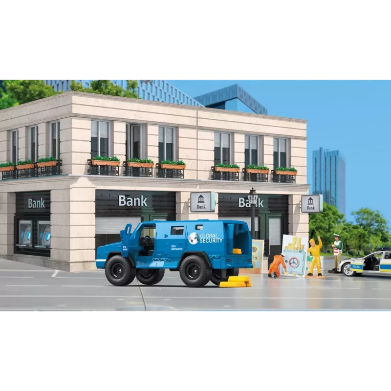 Siku naudas pārvadātājs Smagās kravas transporta modelis Salikts 1:50