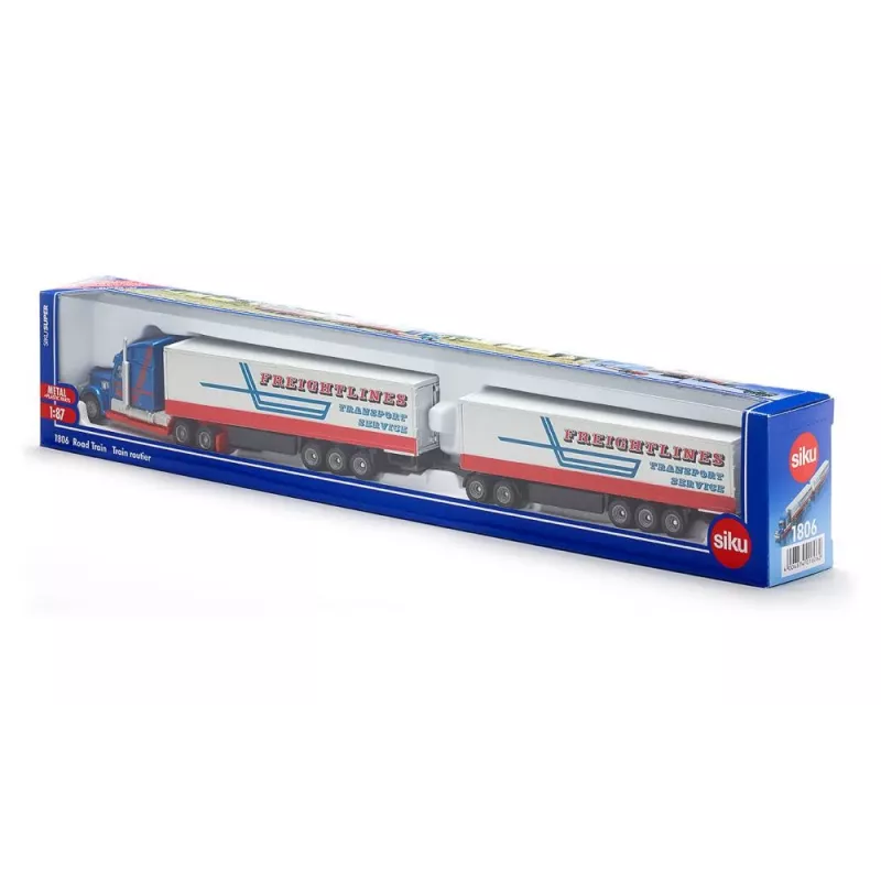Siku Road Train ceļu vilciena modelis, 1:87