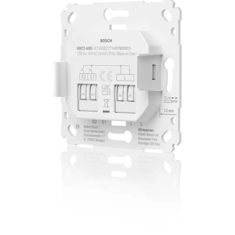 Sienas slēdžu komplekts 4 gab. Bosch Smart Home viedajiem izpildmehānismiem, balts