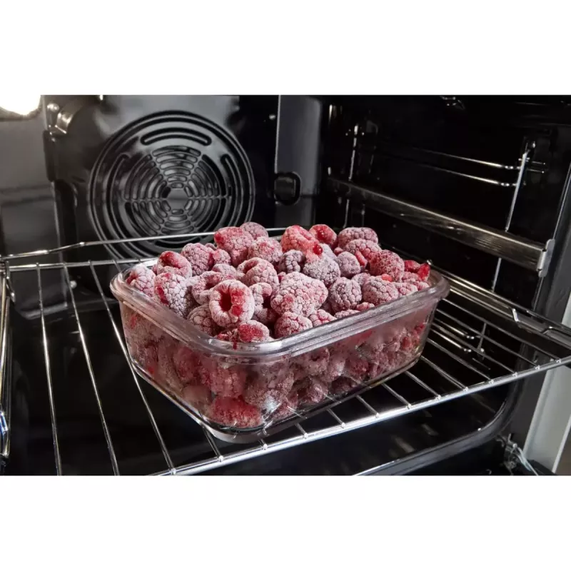 Gorenje GEC6C40WD Brīvstāvoša plīts ar keramikas virsmu, 71 L cepeškrāsns, melna/balta