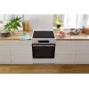 Gorenje GEC6C40WD Brīvstāvoša plīts ar keramikas virsmu, 71 L cepeškrāsns, melna/balta
