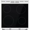 Gorenje GEC6C40WD Brīvstāvoša plīts ar keramikas virsmu, 71 L cepeškrāsns, melna/balta