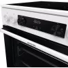 Gorenje GEC6C40WD Brīvstāvoša plīts ar keramikas virsmu, 71 L cepeškrāsns, melna/balta