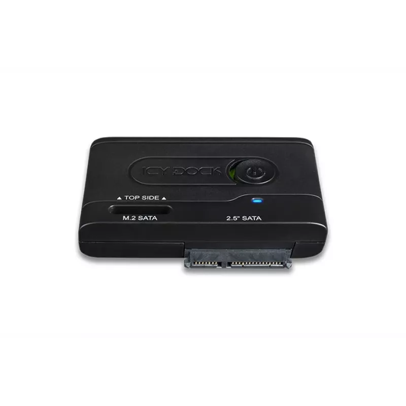 ICY BOX EZ-Adapter - 2.5 collu un M.2 SATA cietā diska/SSD adapteris uz USB 3.2 Gen 1