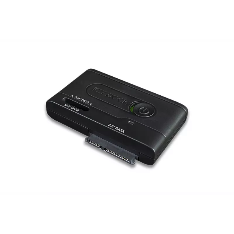 ICY BOX EZ-Adapter - 2.5 collu un M.2 SATA cietā diska/SSD adapteris uz USB 3.2 Gen 1