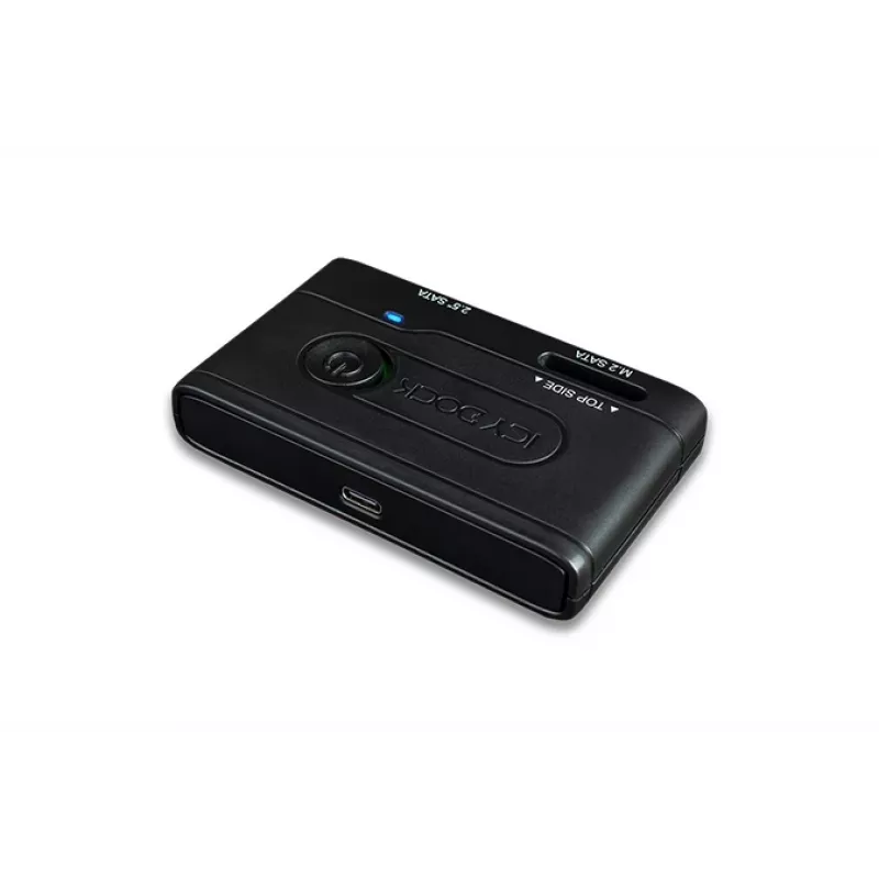 ICY BOX EZ-Adapter - 2.5 collu un M.2 SATA cietā diska/SSD adapteris uz USB 3.2 Gen 1