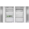 Siemens iQ300 KF96NVPEA brīvi stāvošs side-by-side ledusskapis 605 L Sudrabs