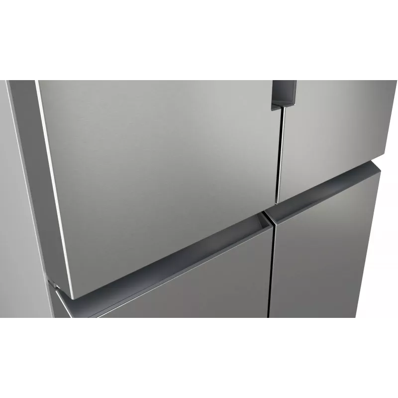 Siemens iQ300 KF96NVPEA brīvi stāvošs side-by-side ledusskapis 605 L Sudrabs