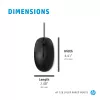 HP 128 Vadu lāzera pele, abpusēja, lāzers, USB Type-A, 1200 DPI, melna