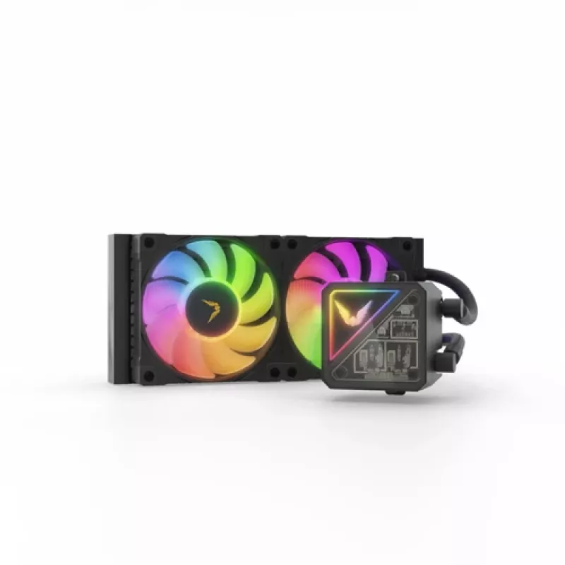 VALKYRIE V240 Lite ARGB Melns – Šķidruma dzesētājs (All-in-one)